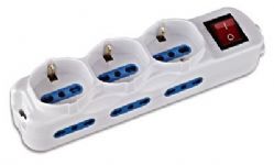 Presa multipla 6 posizioni (3+3)