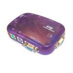 DATA SWITCH KVM manuale VGA-Mouse+Tastiera PS2  2 POS