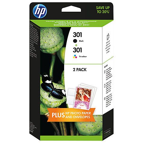 HP Cartuccia Originale Multi Pack 301 Black+Color