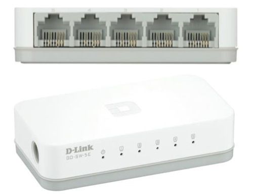 Switch Hub 5 Porte Ethernet D-Link Go-Sw-5E