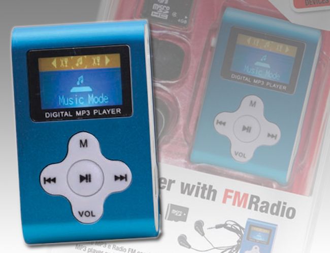 Lettore MP3 Xtreme con Display,Radio FM e Memory Card 8gb