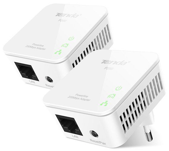 PowerLine Ethernet 200Mbps Starter Kit Nano Tenda P200Kit