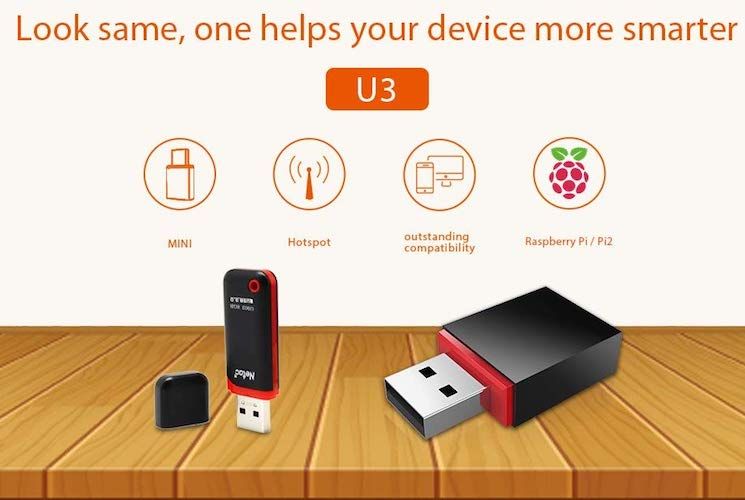 USB Mini Wi-Fi 300Mbps (Comp. Win10-Mac) Tenda U3