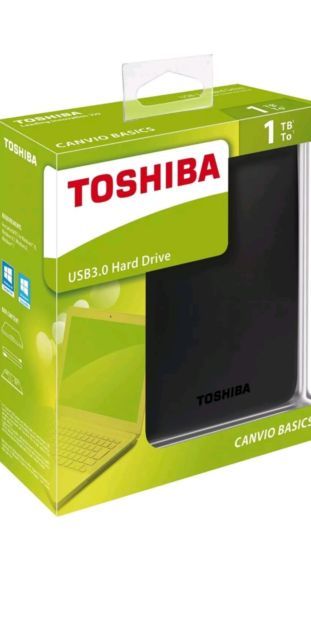 Hard Disk Esterno 2,5 Toshiba 1Tb USB 3.0