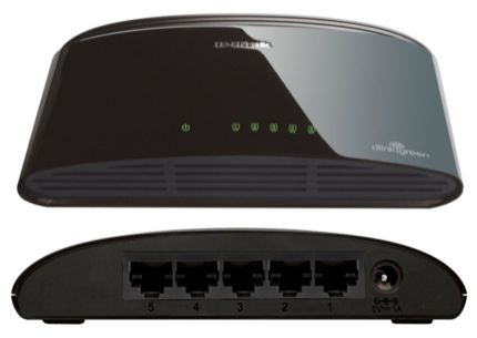 Switch Hub 5 Porte Ethernet D-Link DES-1005D