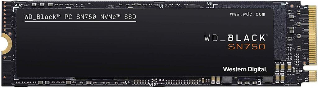 HDD SSD WD Black NVMe M.2 250Gb Sata3 SN750  r:3100MB/s w:1600MB/s