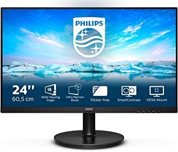 Monitor LED 24 Philips 241VBL Hdmi 4Ms Widescreen Black