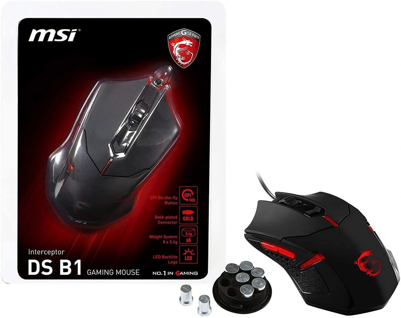 Mouse Gaming MSI Interceptor DS B1 Led Usb