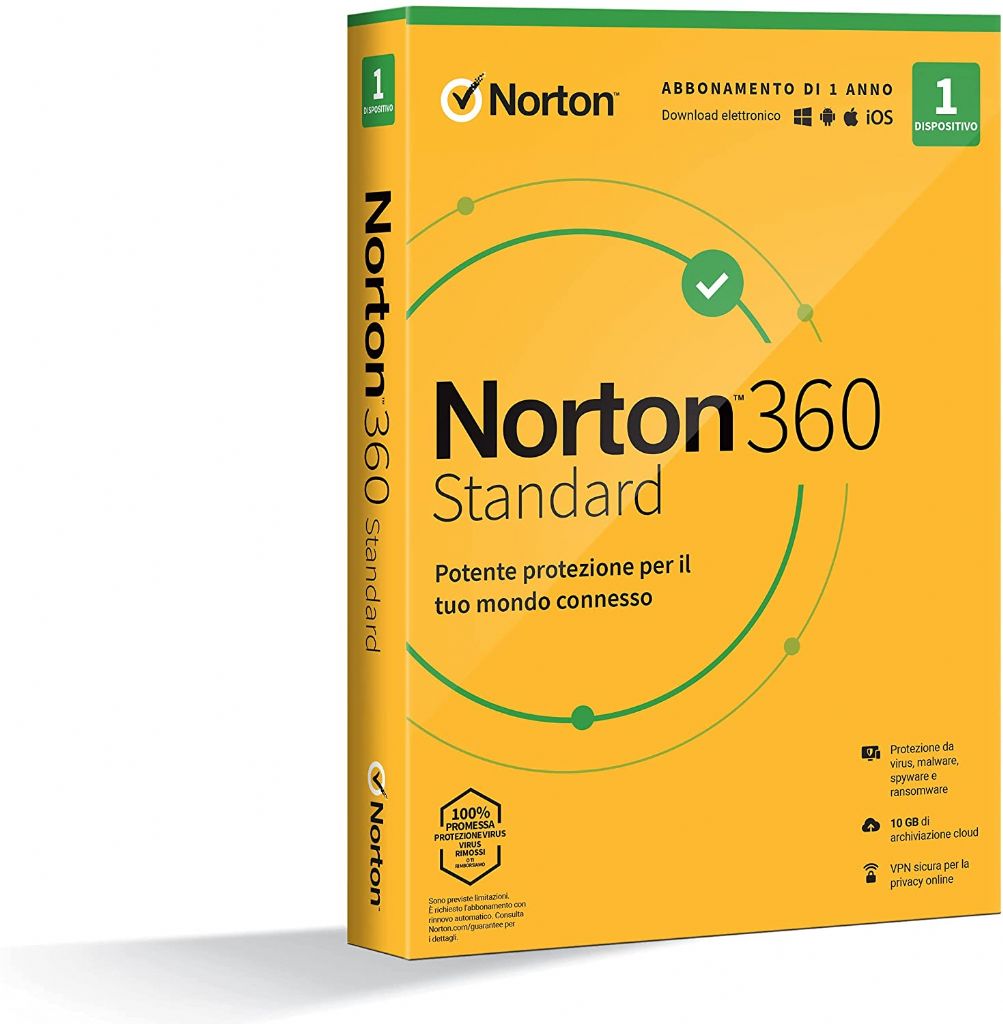 Norton 360 Standard 2022 1 Lic - 1 Pc Retail