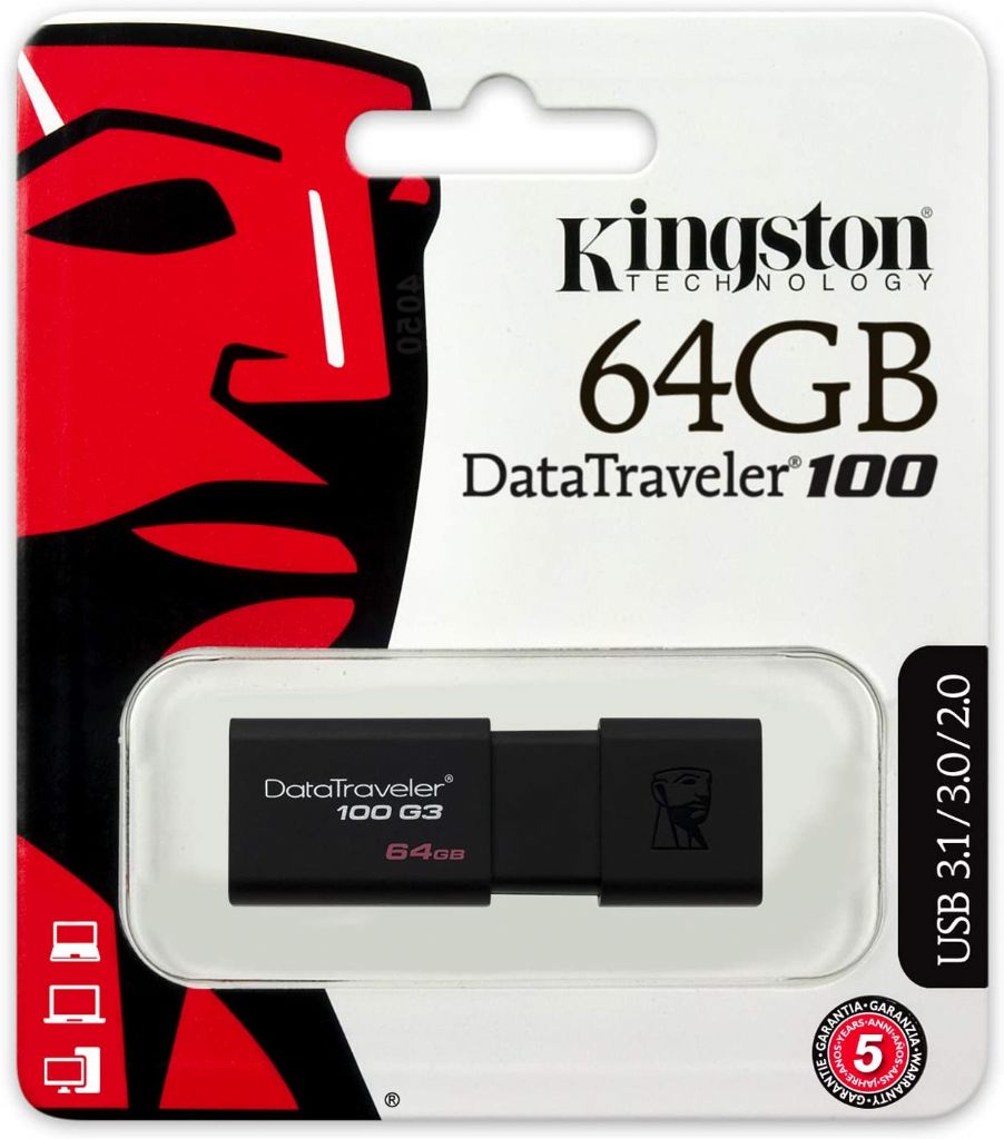 Pen Drive 64GB USB 3.0 Kingston