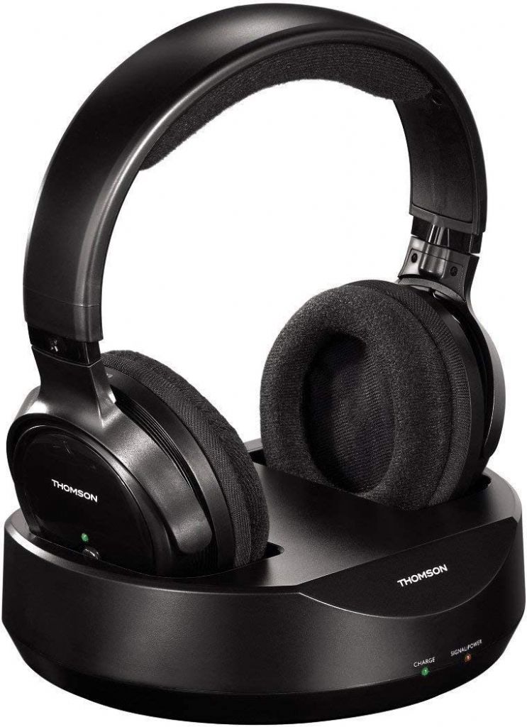 Thomson Cuffie Stereo Wi-Fi per TV con Basetta di Ricarica