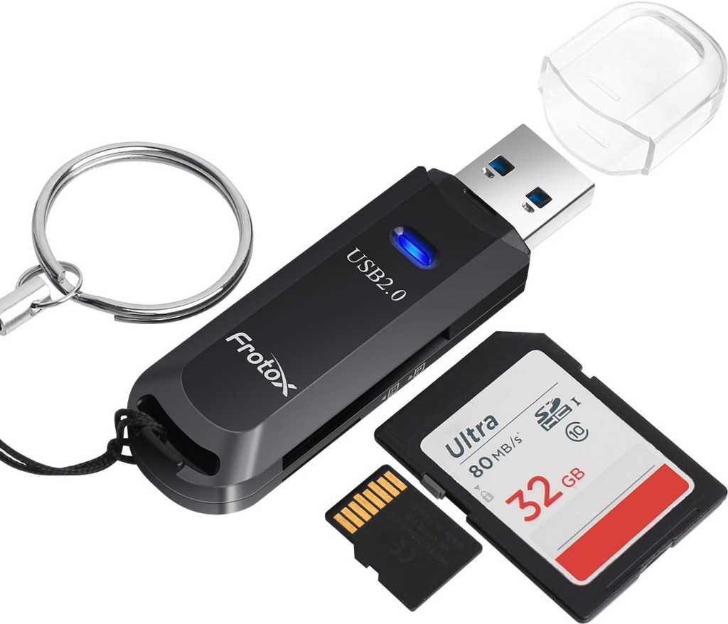 Nedis Lettore Di Schede SD E Smart Card – USB 2.0, Adattatore Per PC E Laptop