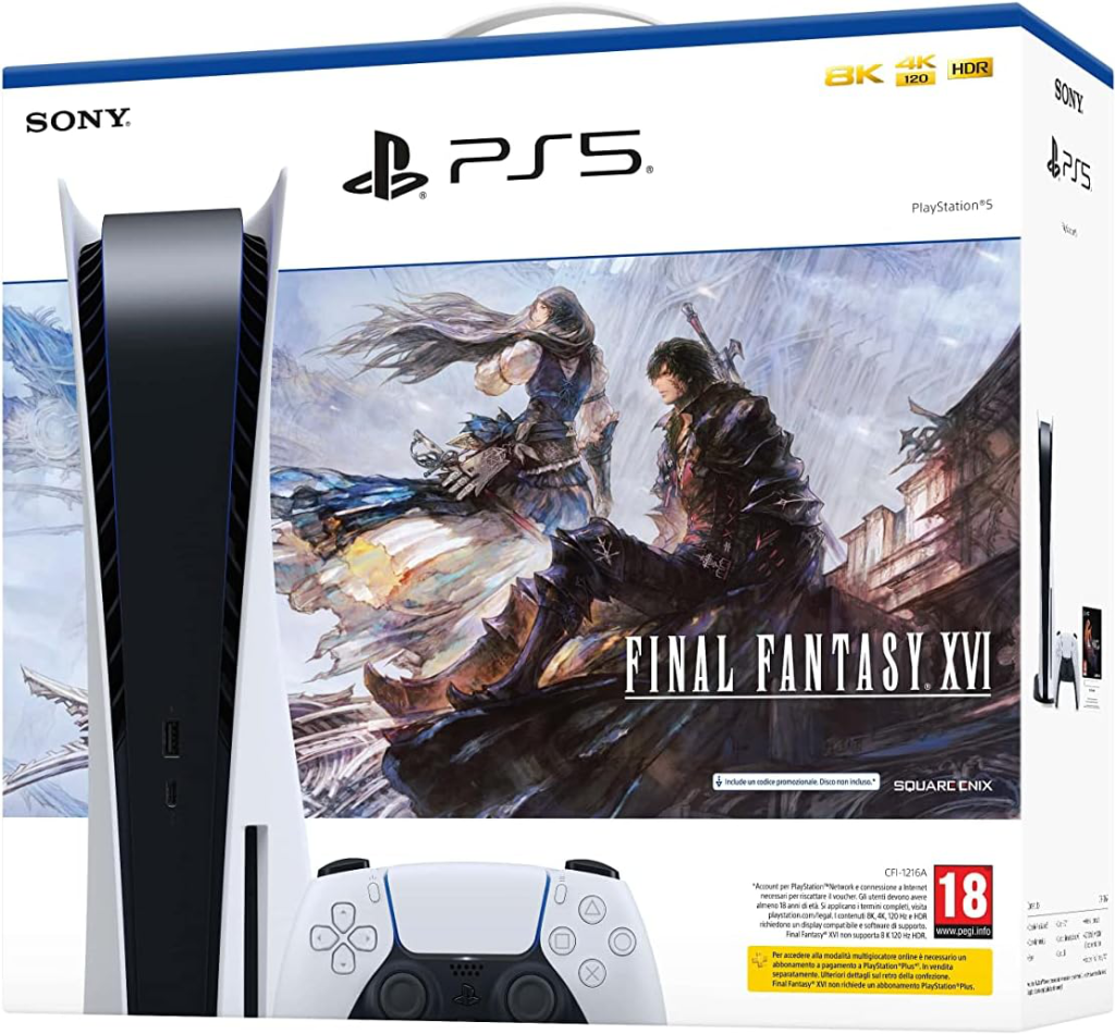 Playstation 5 Standard Console + Final Fantasy XVI