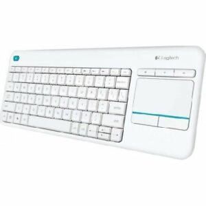 Logitech Wireless Touch Keyboard K400 Plus Bianca