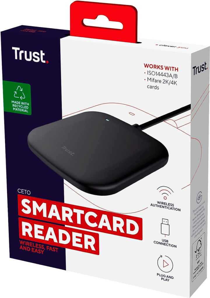 Lettore Smart Card Contactless NFC uTrust 24736